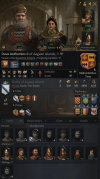 ck3 - 3 years of raised stationary armies have bankrupted the Doux.PNG
